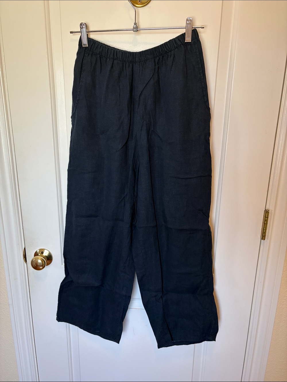 FLAX 100% Linen Wide Leg Pants